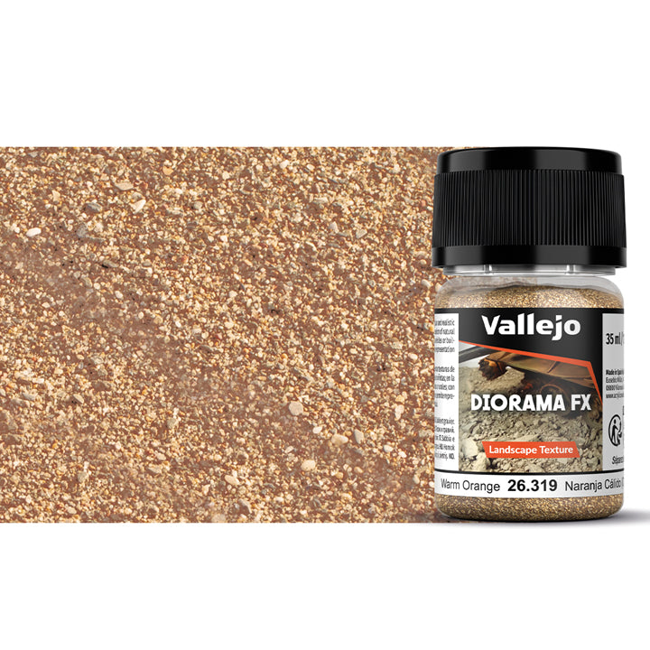 Vallejo - Diorama Fx - Warm Orange - Orange Chaud - 0,1-6mm - 35ml - 26319