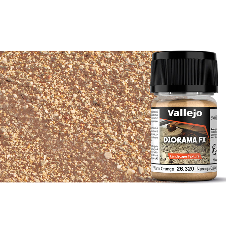 Vallejo FX - Orange chaud - 0.5 - 1 mm - 35 ml - Réf 26320