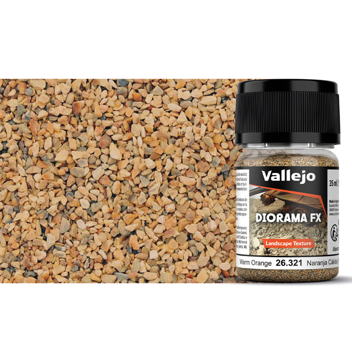 Vallejo - Diorama Fx - Warm Orange - Orange Chaud - 1-2mm - 35ml - 26321