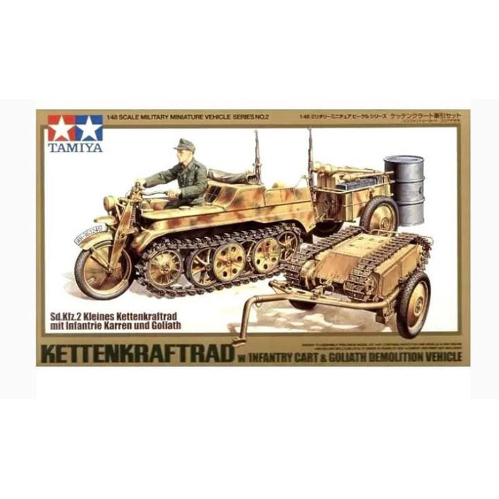 Tamiya Kettenkraftrad & goliath - 1/48