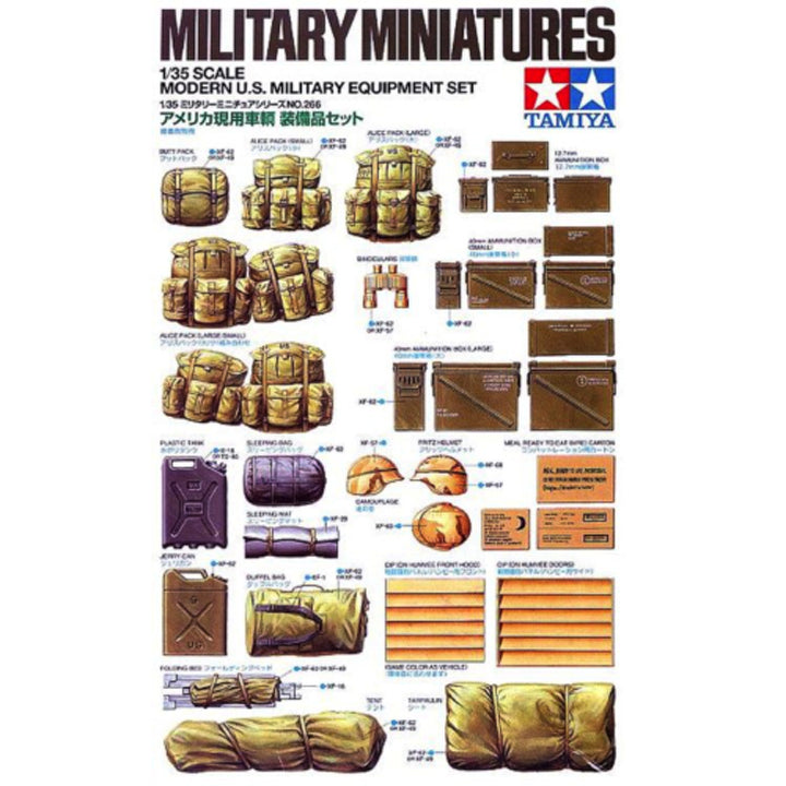 Tamiya Equipements Militaires Moderne - 1/35