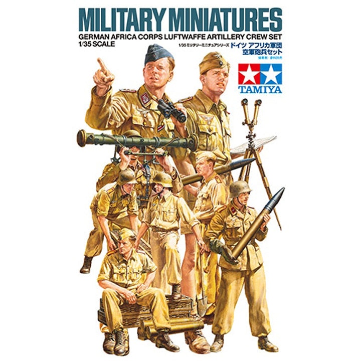 Artilleurs Allemand Luftwaffe "Africa corps" - 1/35