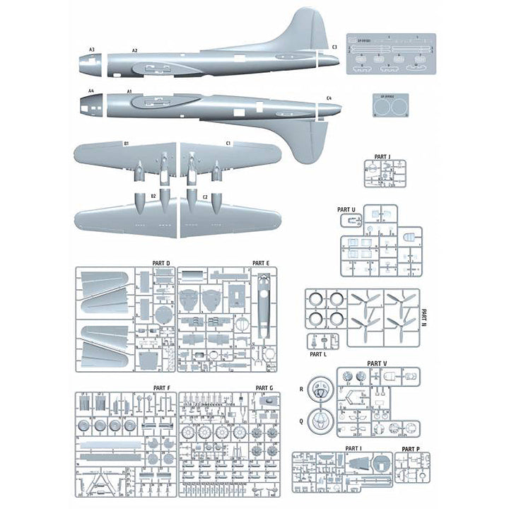 Eduard - The Bloody Hundredth 1943 - B-17F - Réf 11183 - 1/48