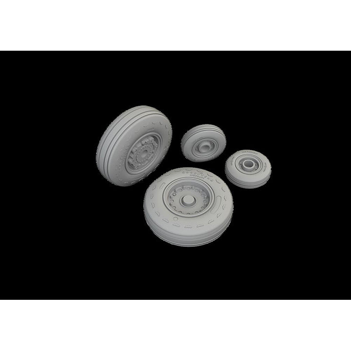 Eduard - Heller E-2C Wheels - 1/72