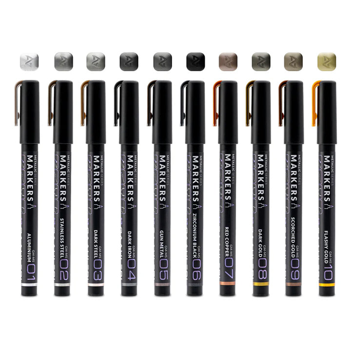 Gaahleri - Metallic Series Marker set (Lot de 10)