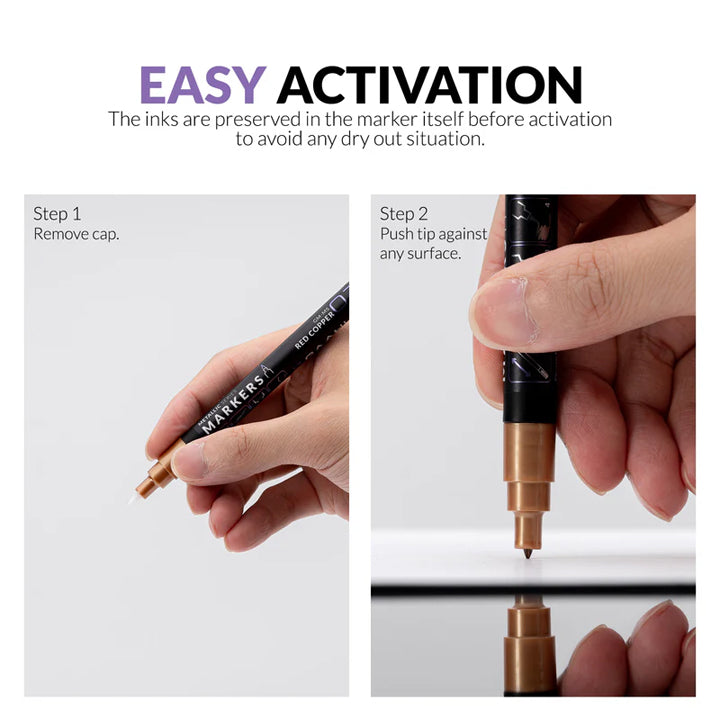 Gaahleri - Metallic Series Marker set (Lot de 10)