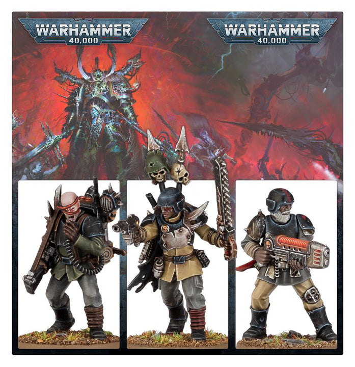 WH 40K - Chaos Space Marines - Escouade de gardes renégas