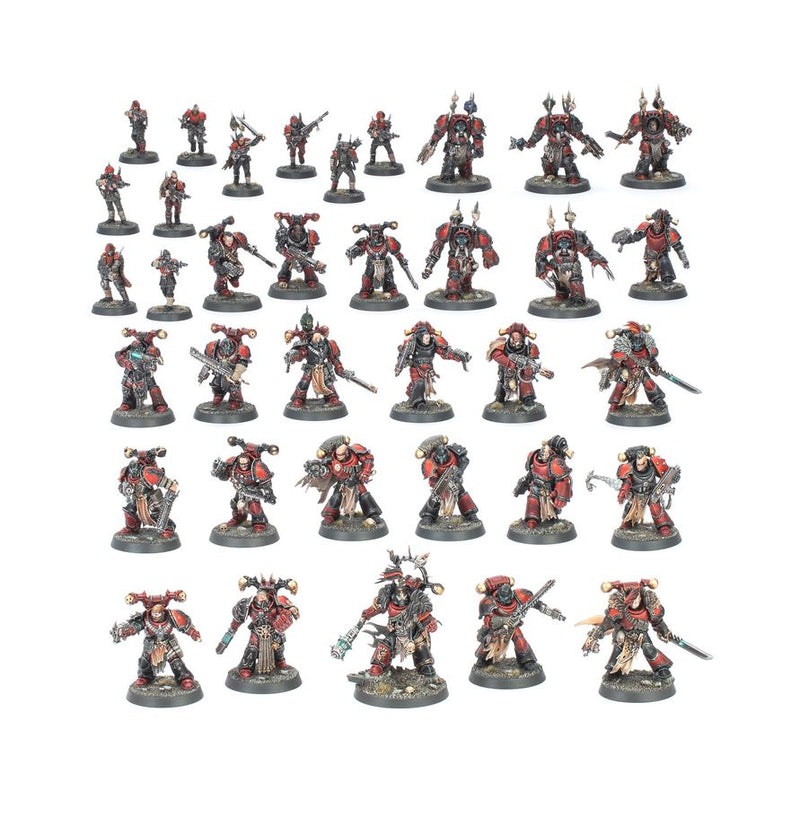 WH 40K - Bataillon Chaos Space Marines - Red Corsairs : Seigneurs du Maelstrom