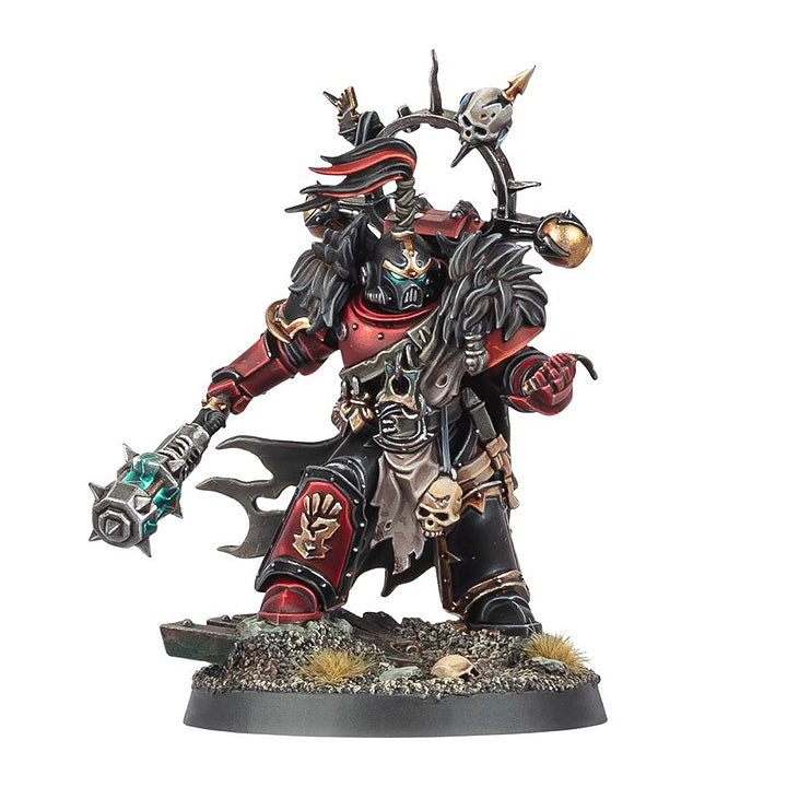WH 40 K - Chaos Space Marines - Capitaine écumeur red corsairs
