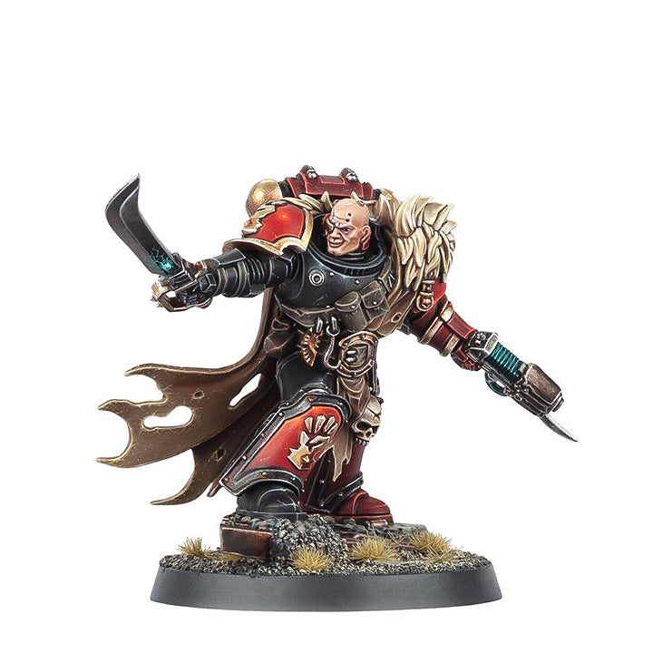 WH 40 K - Chaos Space Marines - Capitaine écumeur red corsairs