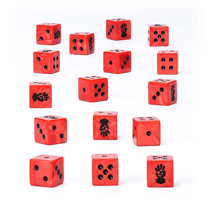 WH 40 K - Chaos Space Marines - Dés Red Corsairs