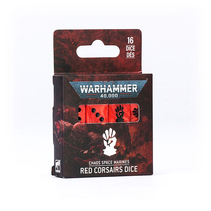 WH 40 K - Chaos Space Marines - Dés Red Corsairs