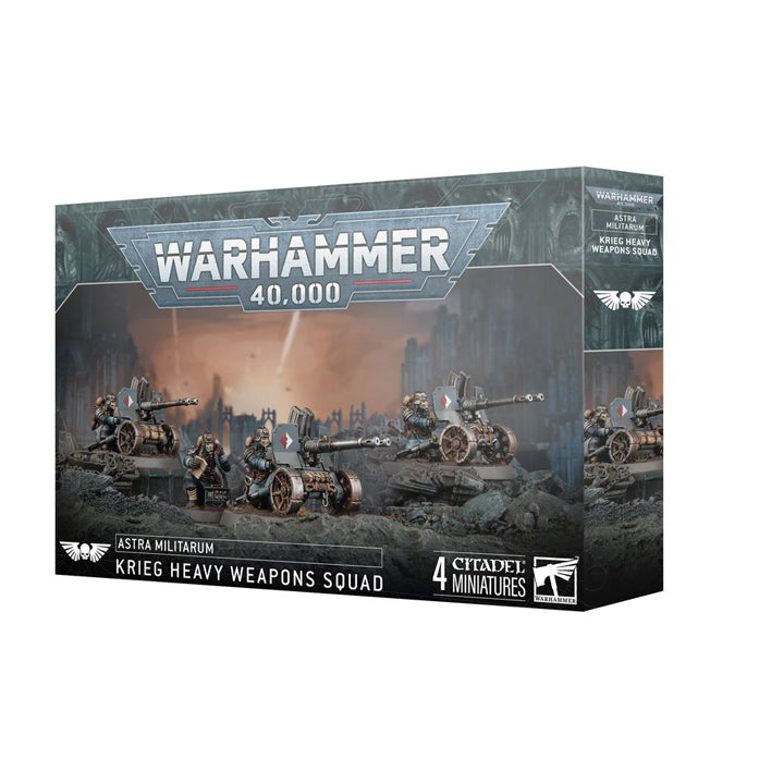 WH 40 K - Astra Militarum - Escouade d'armes lourdes de Krieg