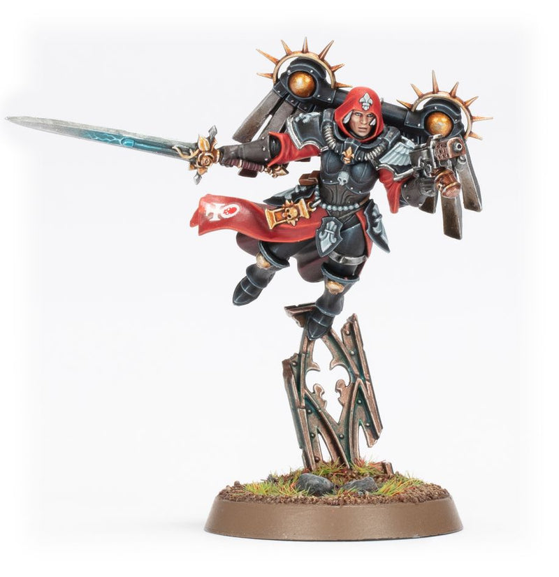 WH 40 K - Adepta sororitas - Chanoinesse avec réacteur dorsal