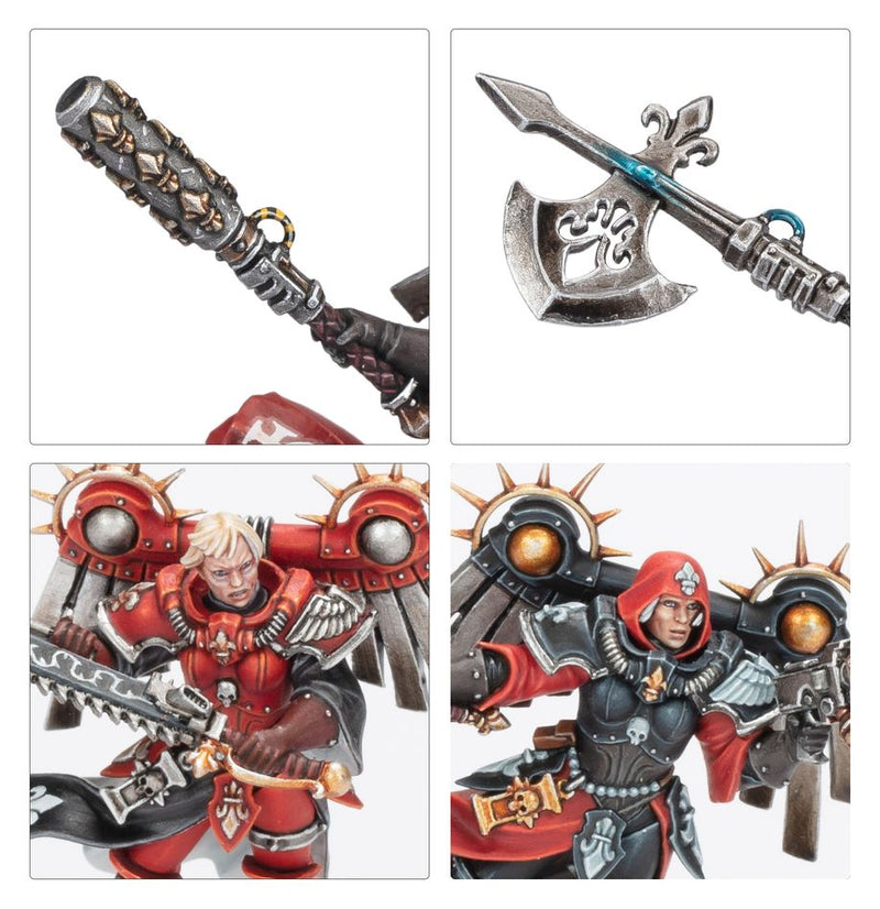WH 40 K - Adepta sororitas - Chanoinesse avec réacteur dorsal