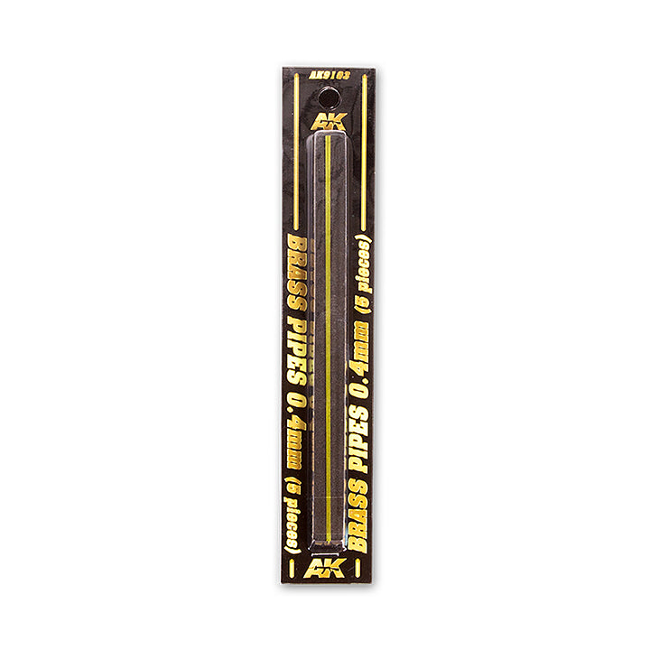 Tuyaux en laiton 0,4 mm x5 - AK Interactive - Réf AK9103
