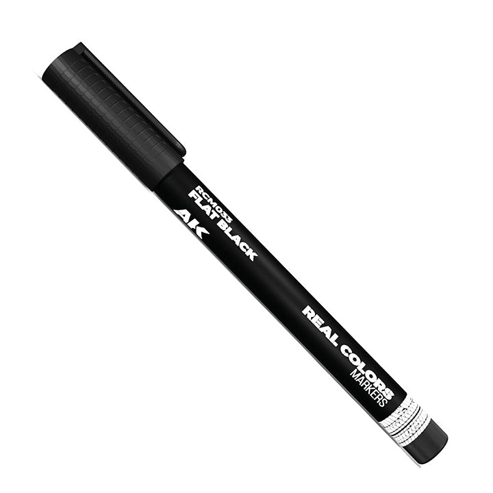 Real Marker Flat Black - Noir Mat - AK Interactive