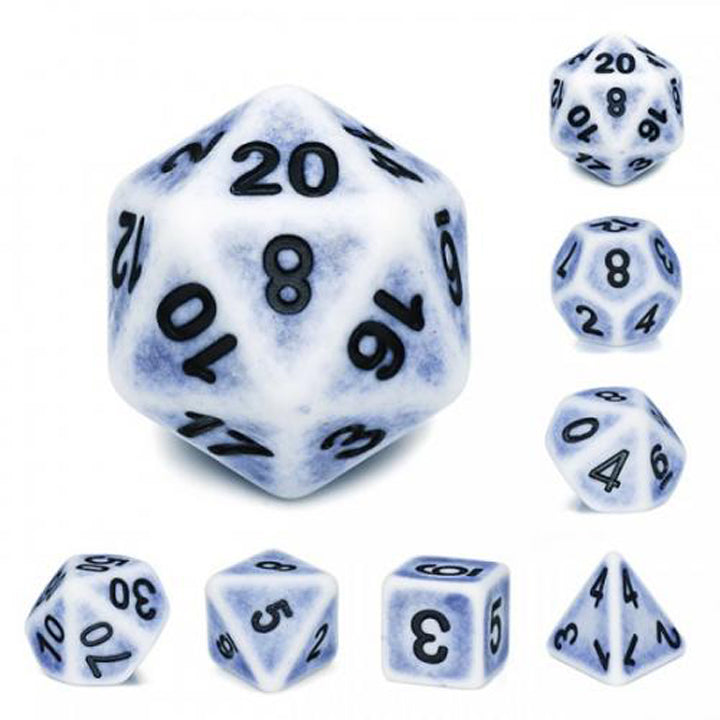Lot de 7 Dés - Ancien Céruléen