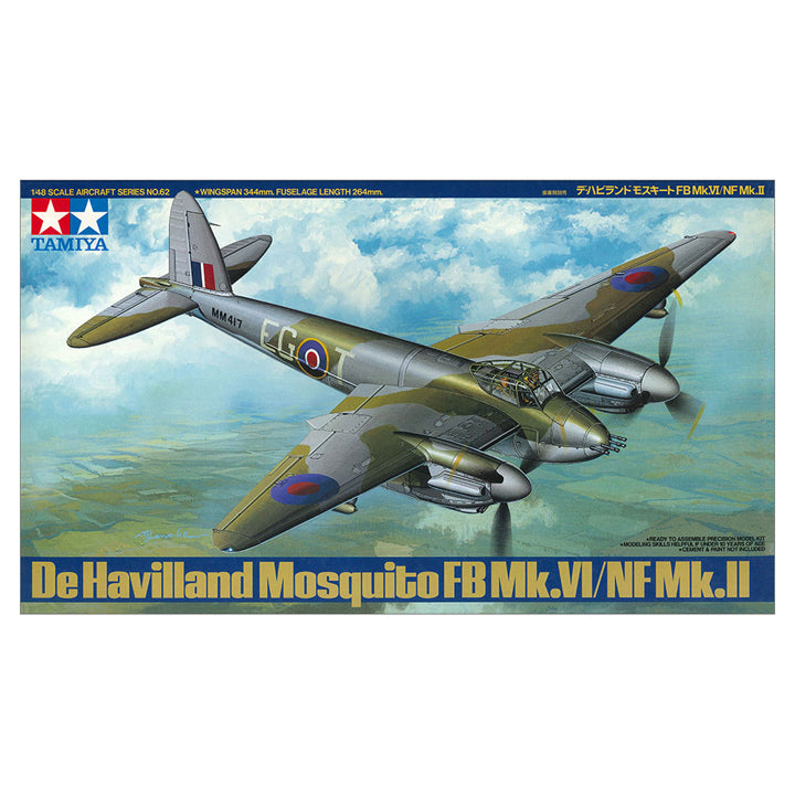 Tamiya - De Havilland Mosquito FB Mk VI / NF MK II - 1/48