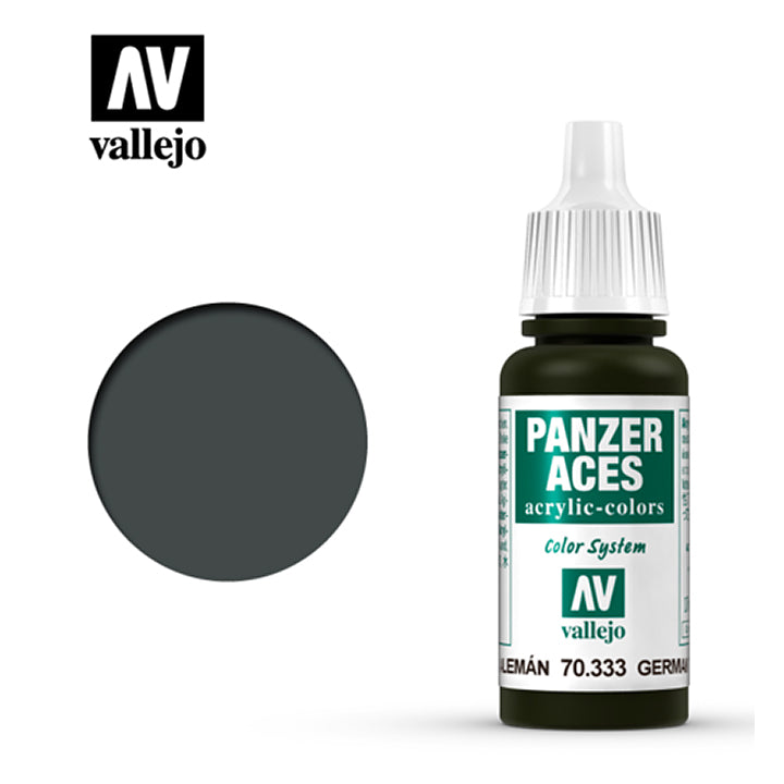 Vallejo - Panzer Aces Equip.Char Allemand (Noir) - 70333