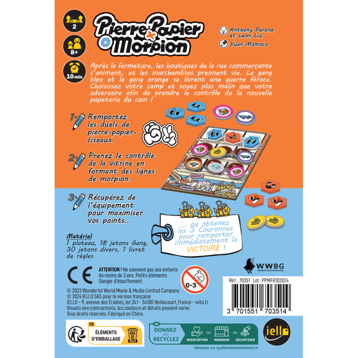 Pierre Papier Morpion