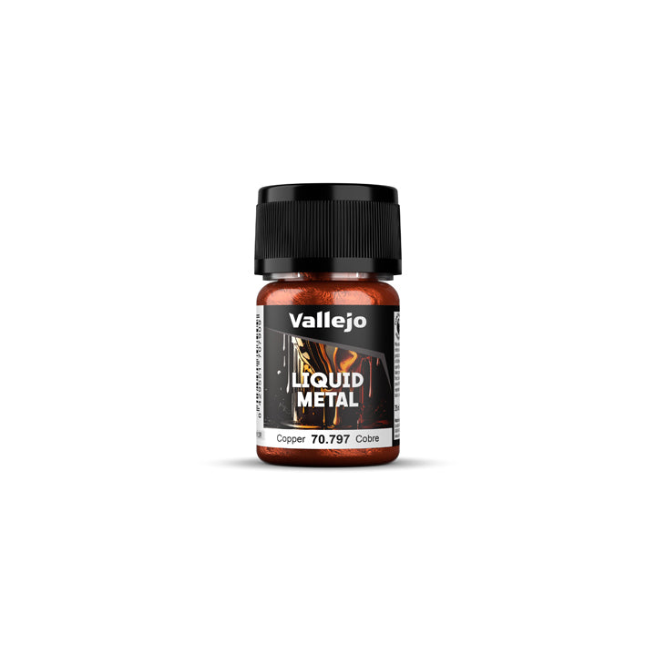 Vallejo - Liquid Metal - 35ml - Cuivre - Copper - Réf : 70797