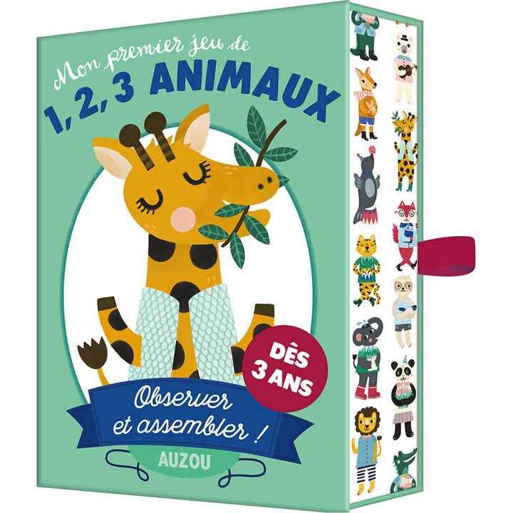 Jeu de cartes - Mon premier jeu de 1,2,3 animaux