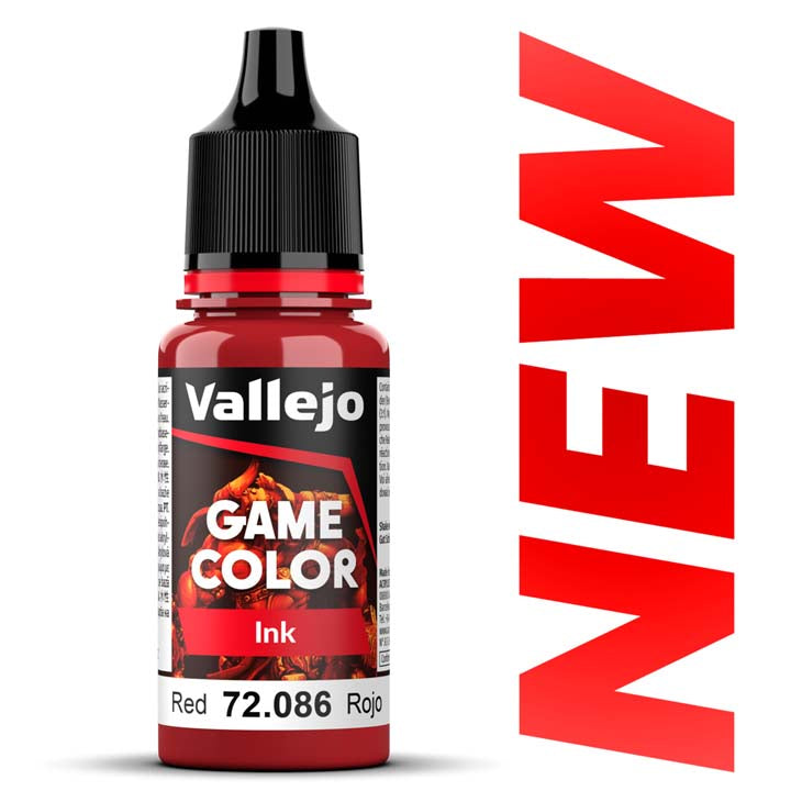 Vallejo - Encre Rouge - Réf : 72086