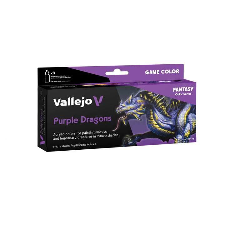 Vallejo Fantasy Color set - Purple Dragons