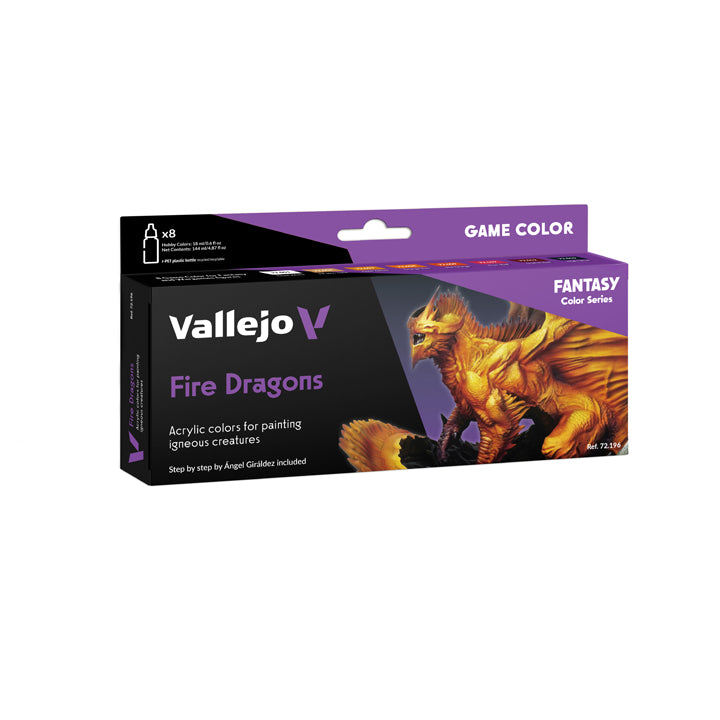 Vallejo Fantasy Color set - Fire Dragons