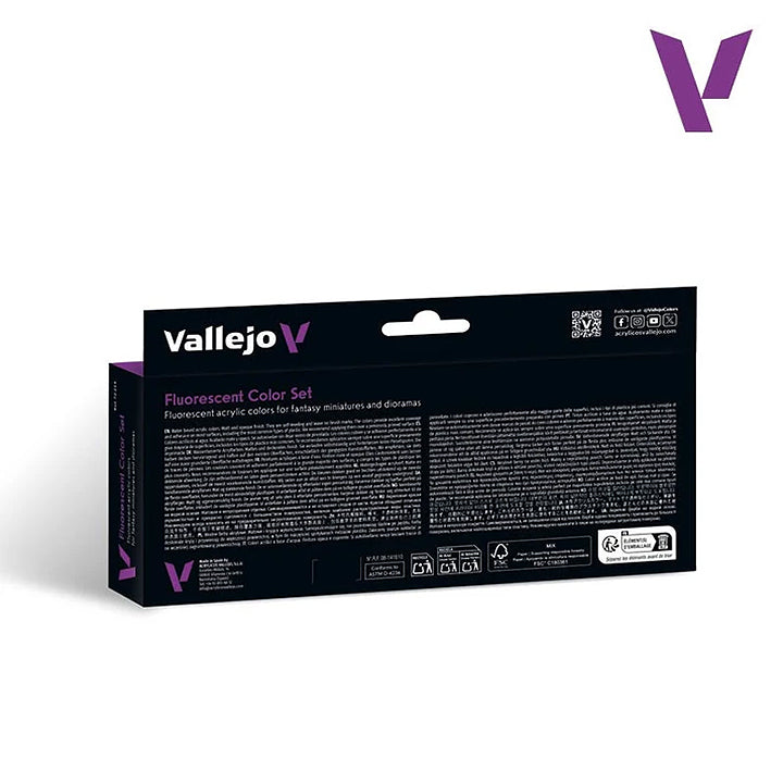 Vallejo Game Color - set Fluorescent ref 72214
