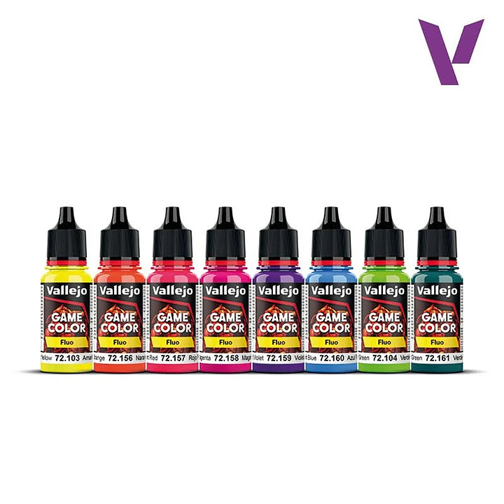 Vallejo Game Color - set Fluorescent ref 72214
