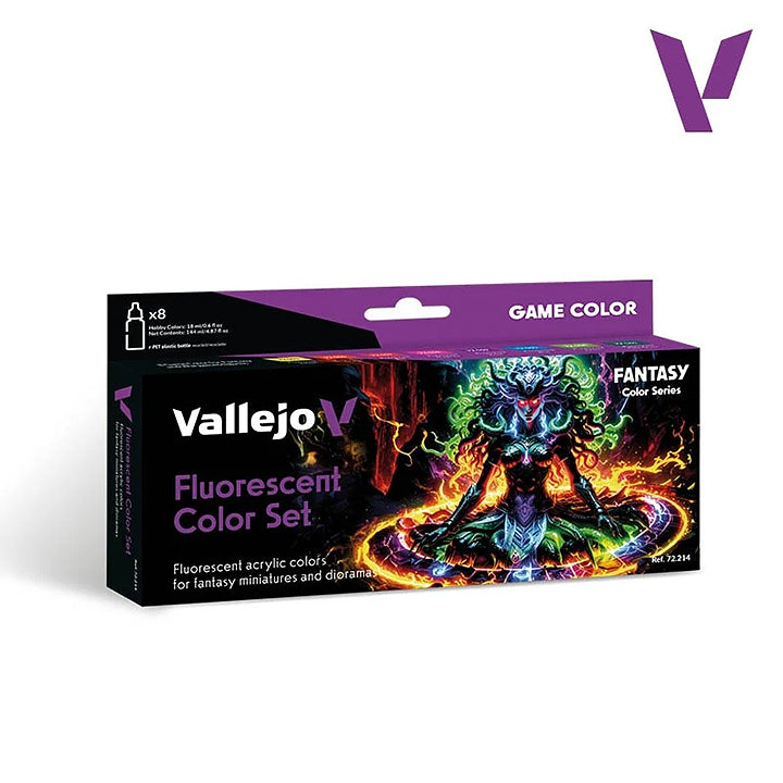 Vallejo Game Color - set Fluorescent ref 72214