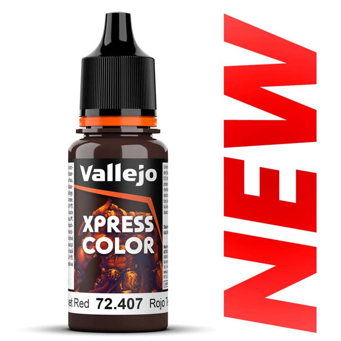 Vallejo - Xpress Color - Rouge Velours- Réf : 72407