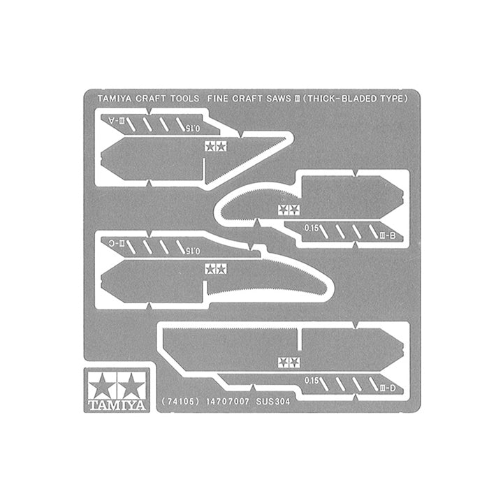 Tamiya Scie épaisse en Photo Découpe - Réf 74105