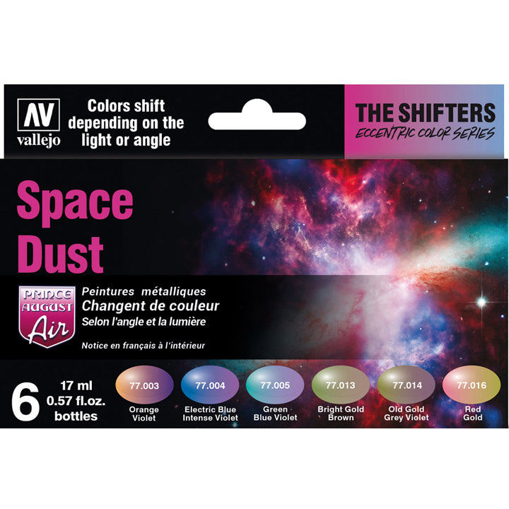 Vallejo - Coffret shifters 6 Teintes Space Dust - 77.091