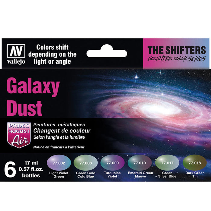Prince August - Coffret Shifters 6 Teintes Galaxy Dust - 77.092