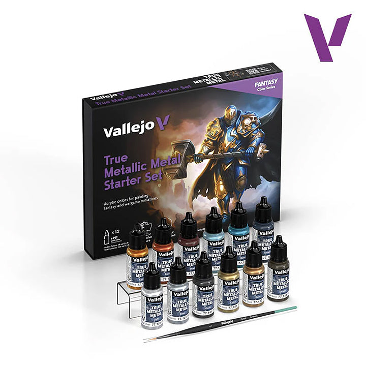 Vallejo - True Metalique Metal - Starter Set - Réf 77272