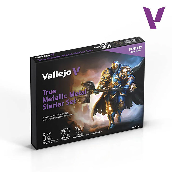 Vallejo - True Metalique Metal - Starter Set - Réf 77272