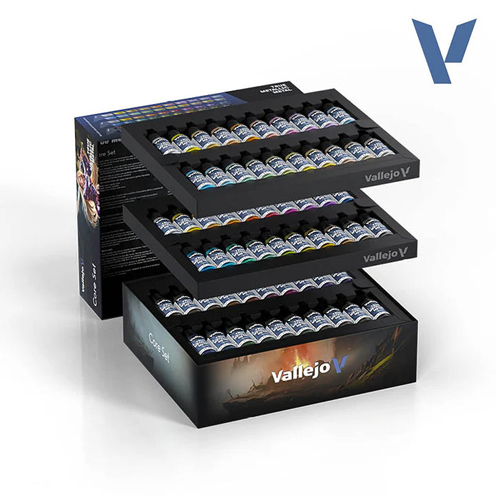 Vallejo - True Metalique Metal - Core Set - Réf 77273