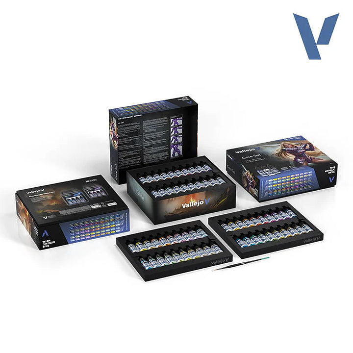 Vallejo - True Metalique Metal - Core Set - Réf 77273