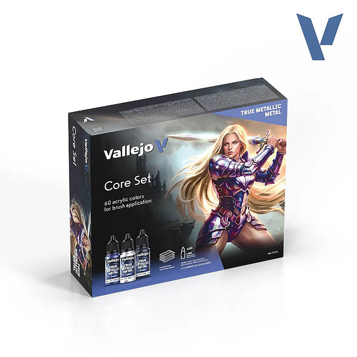 Vallejo - True Metalique Metal - Core Set - Réf 77273