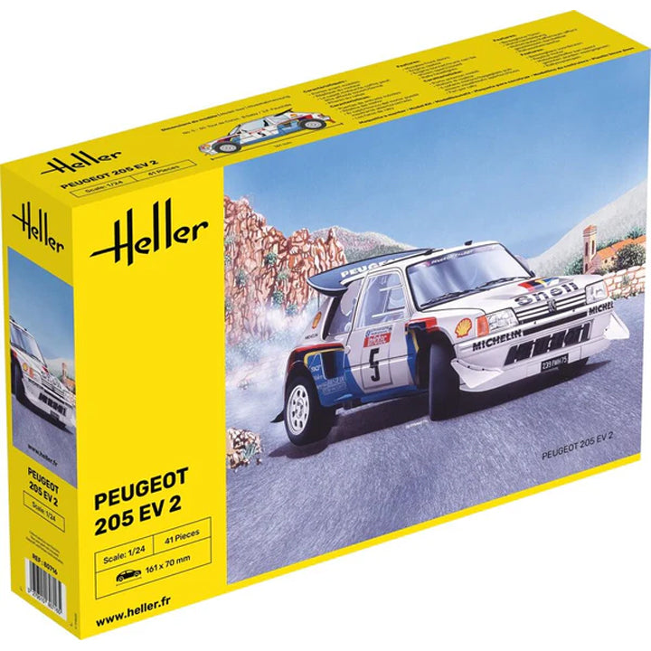 Peugeot 205 EV 2 - 1/24 Heller Réf 80716