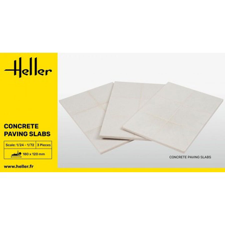 Concrete Paving Slabs - 1/24 - 1/72 - Heller Réf 81257