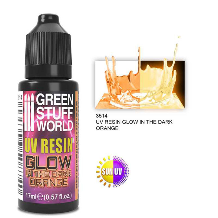 Résine orange ultravioletteGLOW 17ml