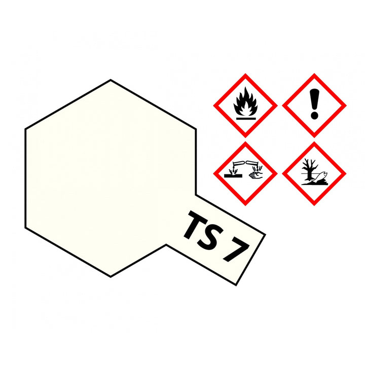 Tamiya TS7 - Blanc Racing Brillant