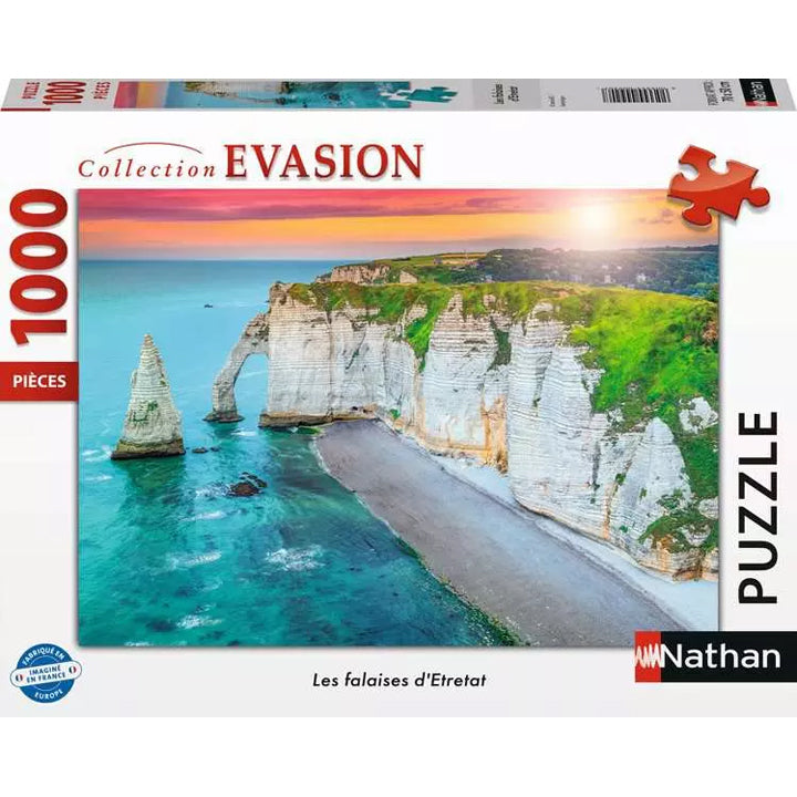 Nathan - Puzzle - 1000p - Falaises Etretat