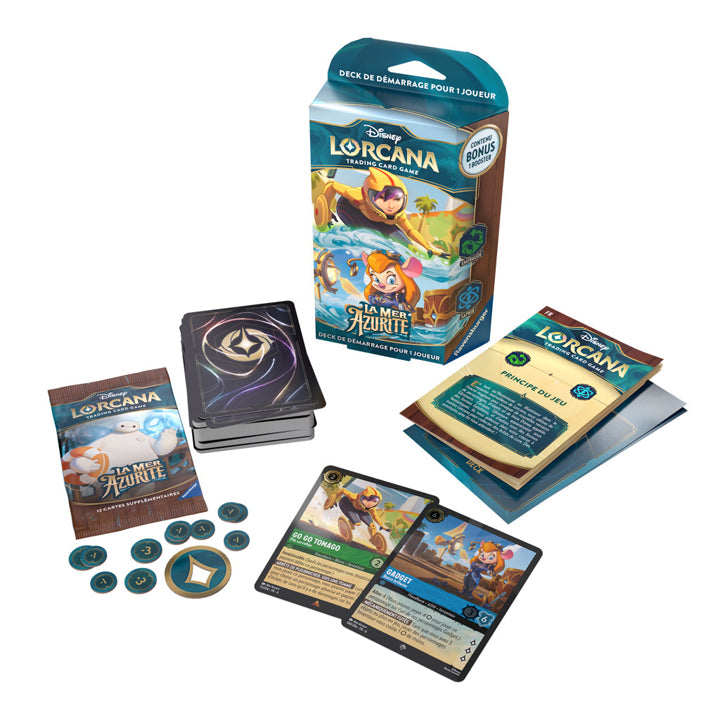 Lorcana Chapitre 6 - "La mer Azurite" - Starter Deck Gadget