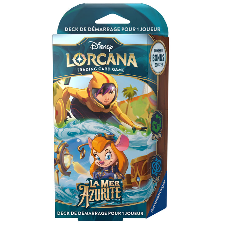 Lorcana Chapitre 6 - "La mer Azurite" - Starter Deck Gadget