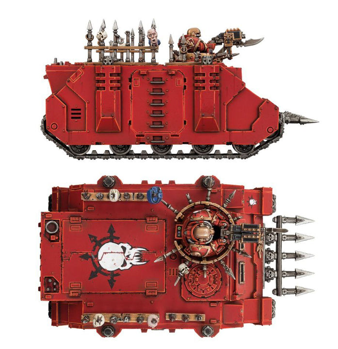WH 40K - Chaos space Marines - Rhino du Chaos